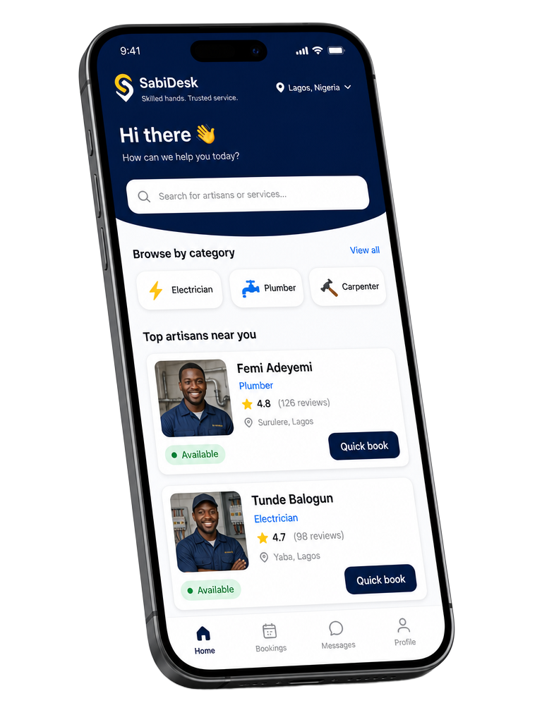 SabiDesk app preview